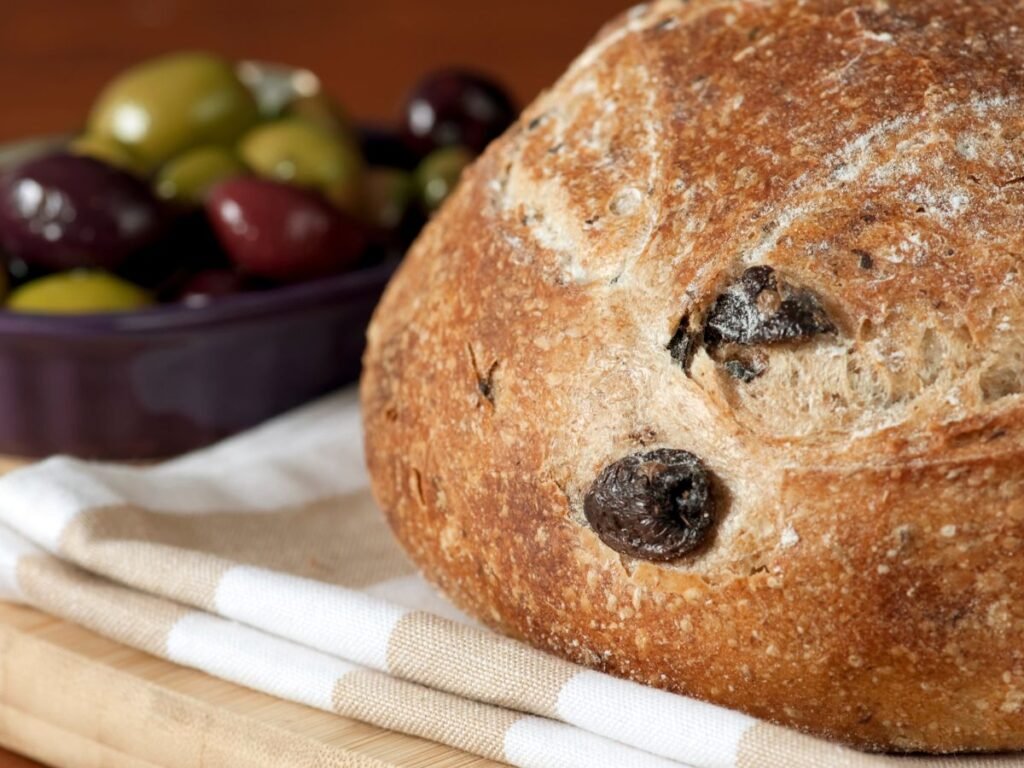 Olive Bread Recipe No Knead Mediterranean Olive Bread Butter Fiesta